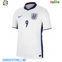 Camisa de time de futebol Inglaterra Harry Kane #9 Replicas 1º Equipamento Europeu 2024 Manga Curta